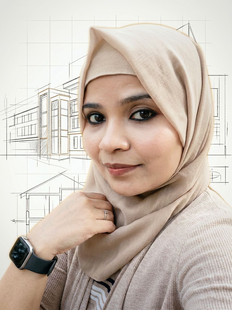 Portrait of Faiza Hussaini